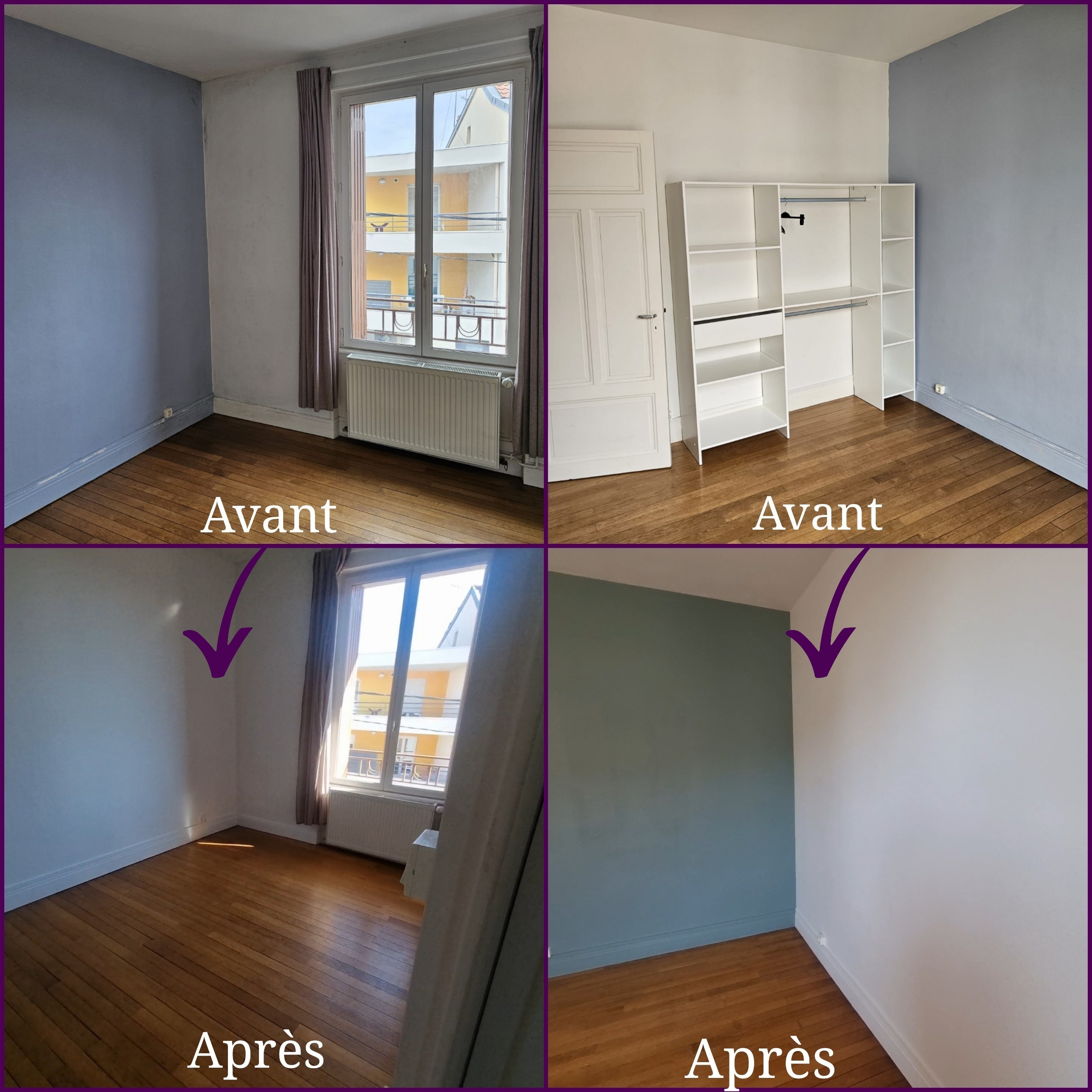 Peinture d'une chambre pour apporter de la lumière - artisan peintre 63